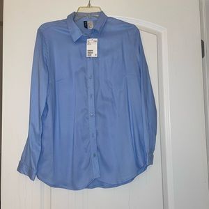 DIVIDED Blue Dress Shirt - Woman’s
